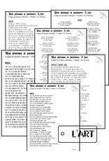 LE CHAOS CRÉATIF LE CHAOS CRÉATIF L'ART FOILABLE CUT OUTS AND STENCIL DUO