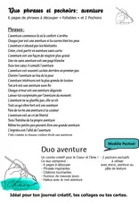 LE CHAOS CRÉATIF LE CHAOS CRÉATIF AVENTURE FOILABLE CUT OUTS AND STENCIL DUO