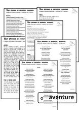 LE CHAOS CRÉATIF LE CHAOS CRÉATIF AVENTURE FOILABLE CUT OUTS AND STENCIL DUO