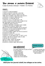 LE CHAOS CRÉATIF LE CHAOS CRÉATIF CRÉATIVITÉ FOILABLE CUT OUTS AND STENCIL DUO