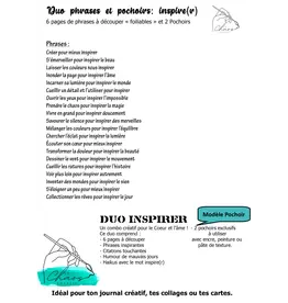 LE CHAOS CRÉATIF LE CHAOS CRÉATIF INSPIRER FOILABLE CUT OUTS AND STENCIL DUO