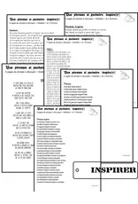 LE CHAOS CRÉATIF LE CHAOS CRÉATIF INSPIRER FOILABLE CUT OUTS AND STENCIL DUO