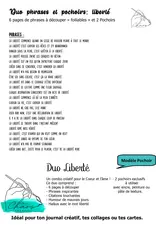 LE CHAOS CRÉATIF LE CHAOS CRÉATIF LIBERTÉ FOILABLE CUT OUTS AND STENCIL DUO