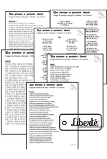 LE CHAOS CRÉATIF LE CHAOS CRÉATIF LIBERTÉ FOILABLE CUT OUTS AND STENCIL DUO