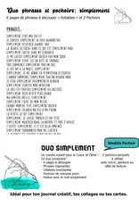 LE CHAOS CRÉATIF LE CHAOS CRÉATIF SIMPLEMENT FOILABLE CUT OUTS AND STENCIL DUO