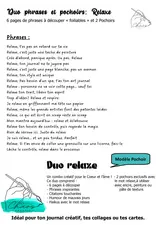 LE CHAOS CRÉATIF LE CHAOS CRÉATIF RELAXE FOILABLE CUT OUTS AND STENCIL DUO