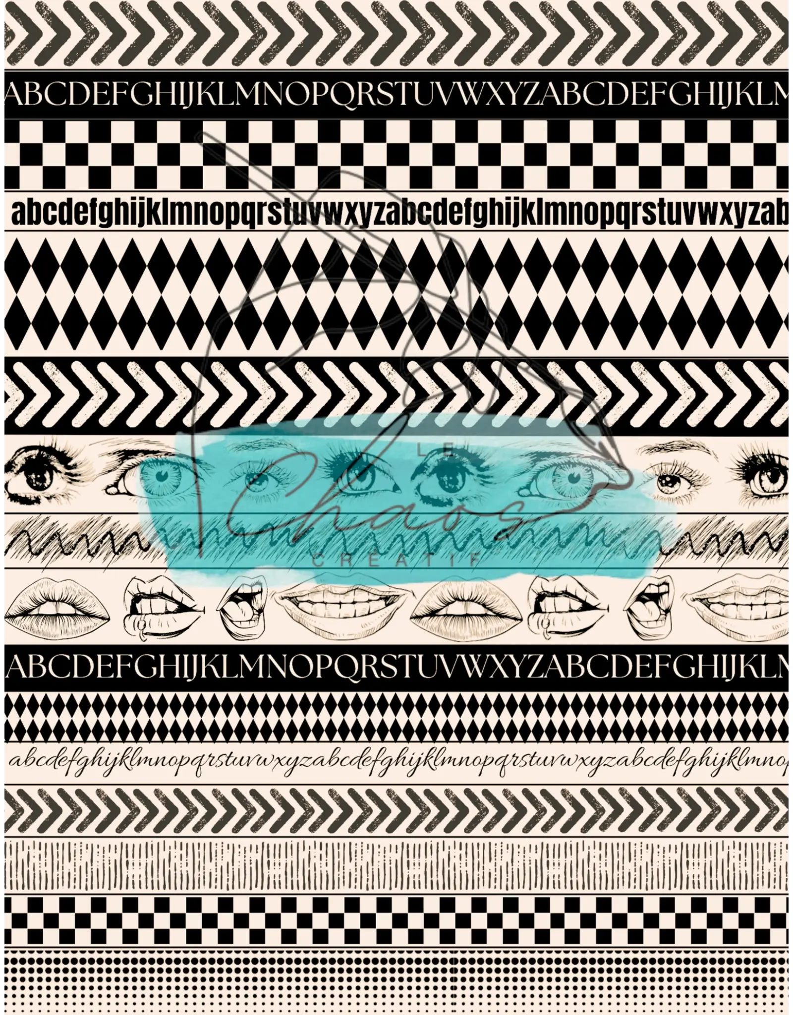 LE CHAOS CRÉATIF LE CHAOS CRÉATIF LES ESSENTIELS SEPIA WASHI TAPE