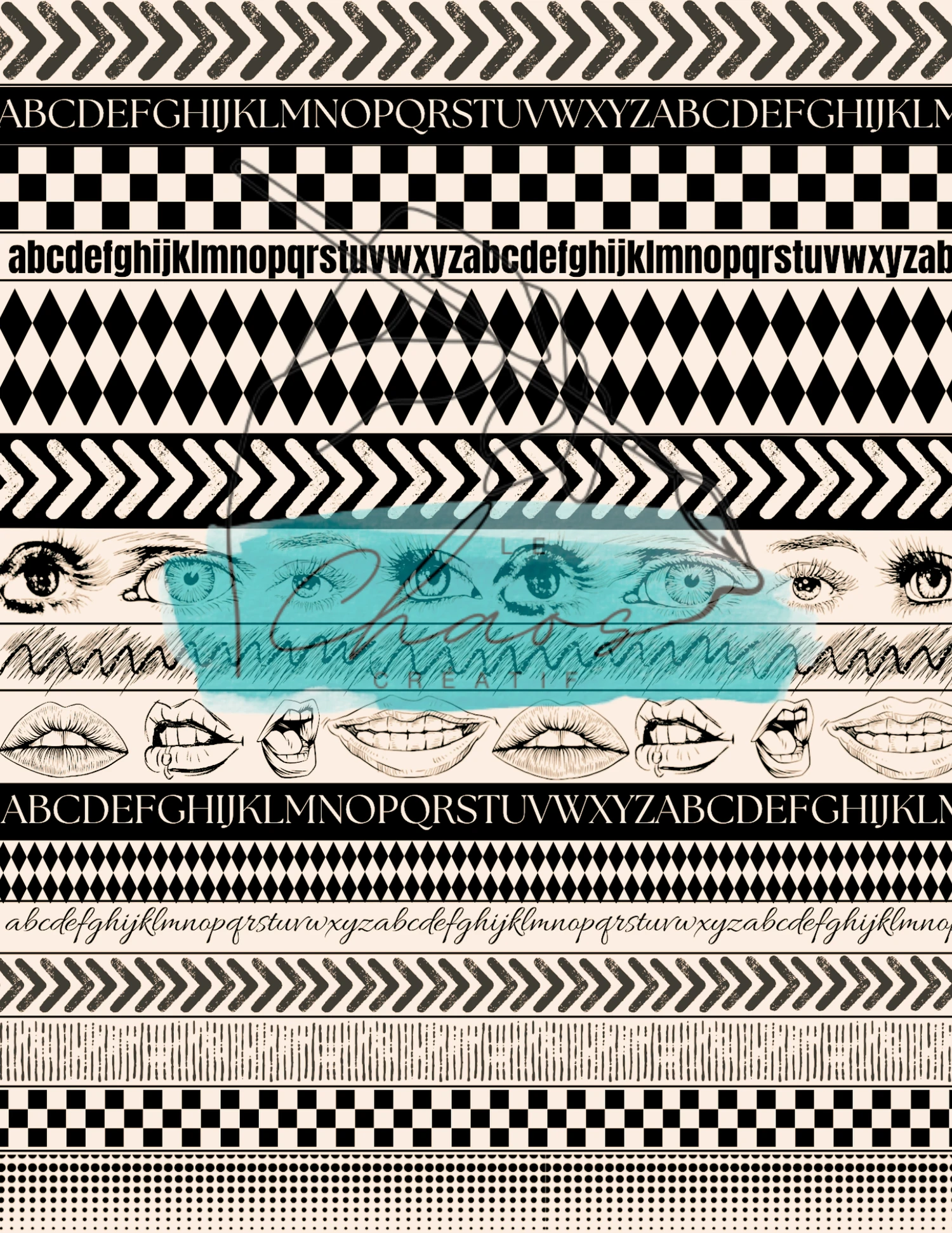 LE CHAOS CRÉATIF LE CHAOS CRÉATIF LES ESSENTIELS SEPIA WASHI TAPE