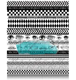 LE CHAOS CRÉATIF LE CHAOS CRÉATIF LES ESSENTIELS NOIR ET BLANC WASHI TAPE