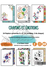 LE CHAOS CRÉATIF LE CHAOS CRÉATIF CRAYONS ET ÉMOTIONS 6x8 PAPER PAD
