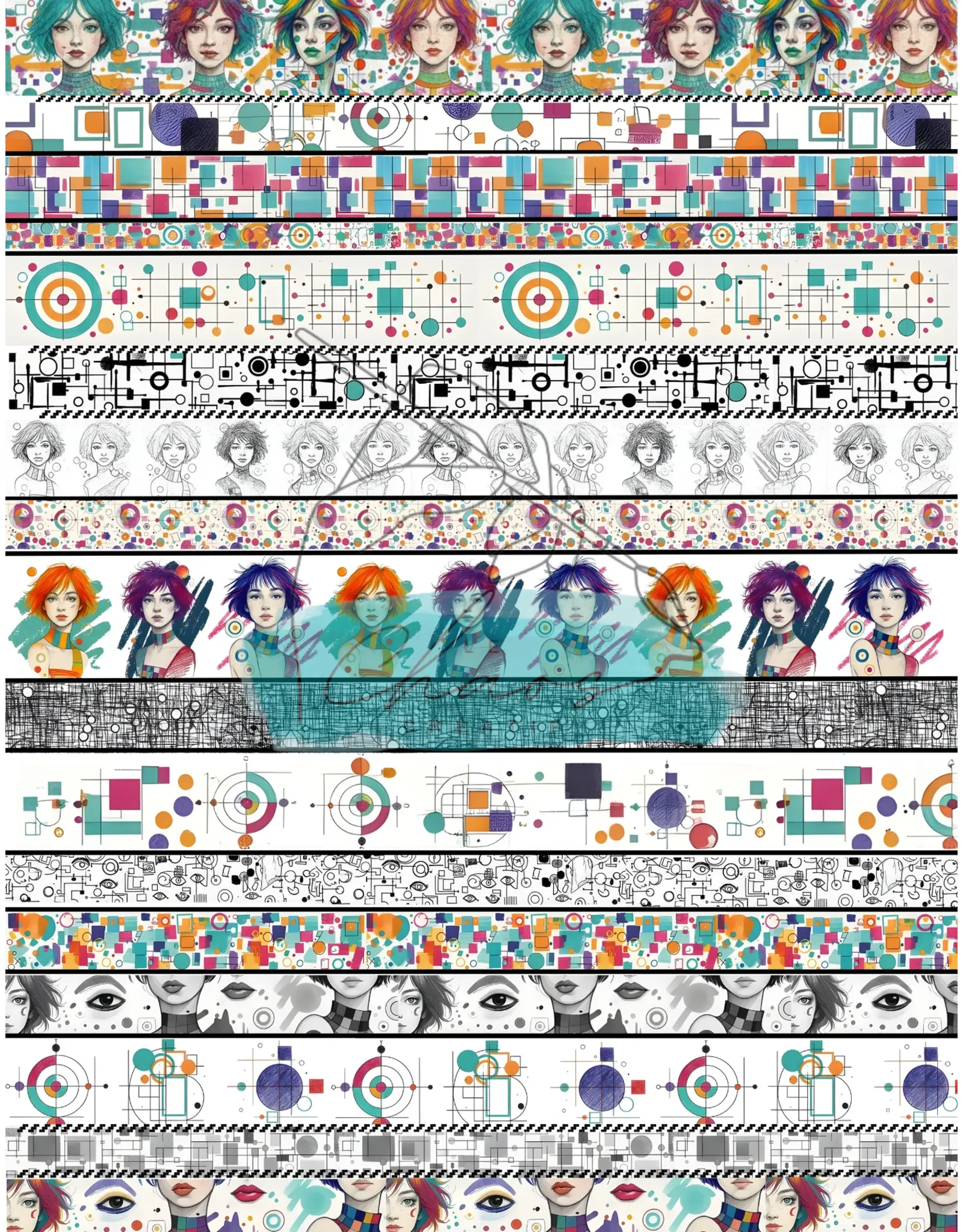 LE CHAOS CRÉATIF LE CHAOS CRÉATIF CRAYONS ET ÉMOTIONS WASHI TAPE