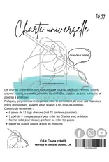 LE CHAOS CRÉATIF LE CHAOS CRÉATIF CIRCLE TAGS AND STENCIL SET