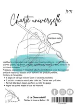 LE CHAOS CRÉATIF LE CHAOS CRÉATIF SQUARE TAGS AND STENCIL SET