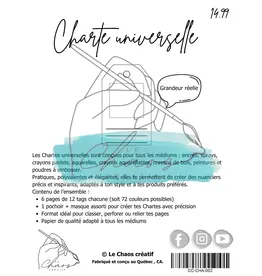 LE CHAOS CRÉATIF LE CHAOS CRÉATIF SQUARE TAGS AND STENCIL SET