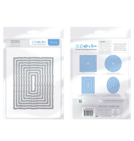 CRAFTERS HOME CRAFTERS HOME EXCLUSIVE TONIC STUDIOS STITCHED DECKLE RECTANGLES LAYERING DIE SET