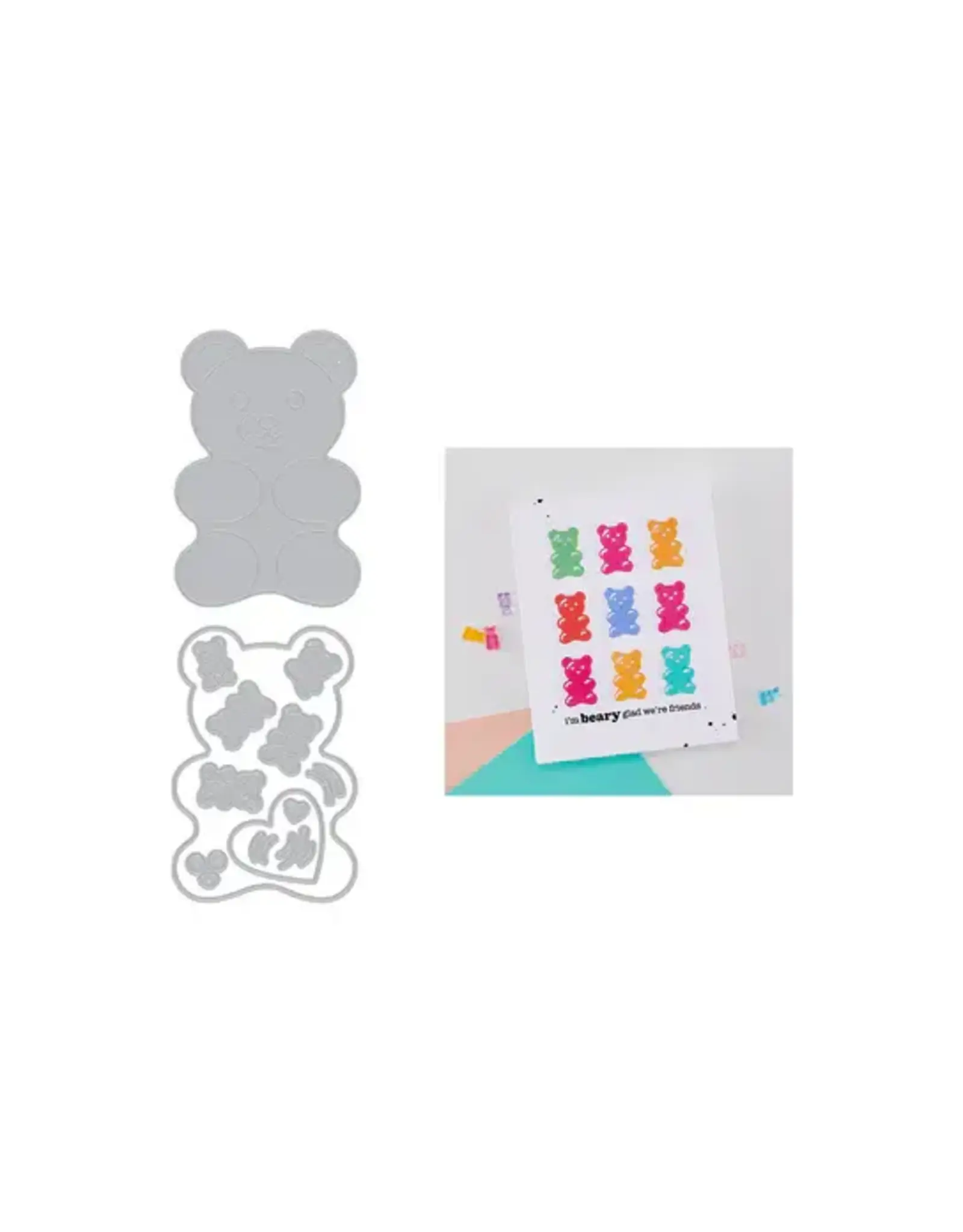 HERO ARTS HERO ARTS CARLY TEE BEAR HUGS DIE SET