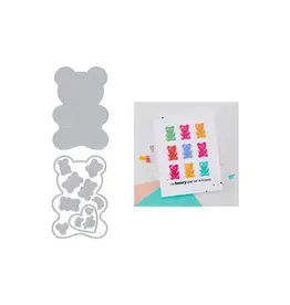 HERO ARTS HERO ARTS CARLY TEE BEAR HUGS DIE SET