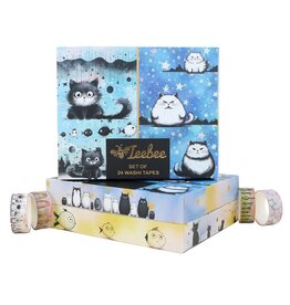 IEEBEE IEEBEE ADORABLE ADVENTURES WASHI TAPE SET 24PK