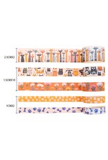 IEEBEE IEEBEE CUTE CARNIVAL WASHI TAPE SET 14PK