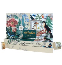 IEEBEE IEEBEE NATURE'S NOTE WASHI TAPE SET 37PK