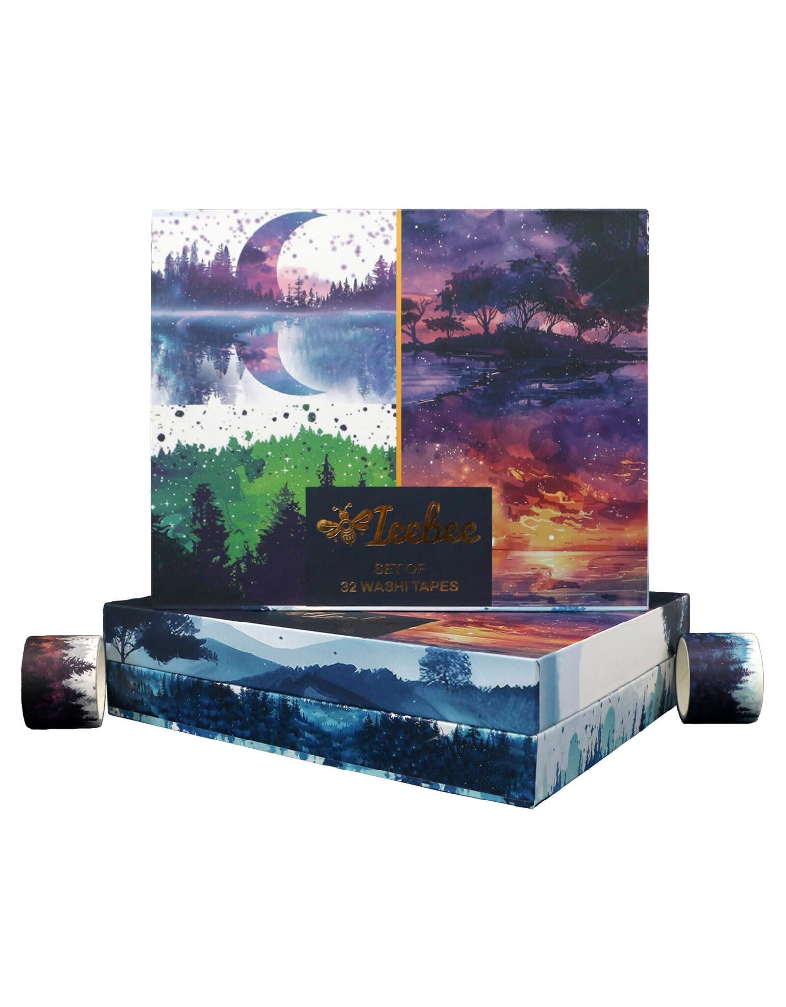 IEEBEE IEEBEE WHISPERING VALLEYS WASHI TAPE SET 32PK