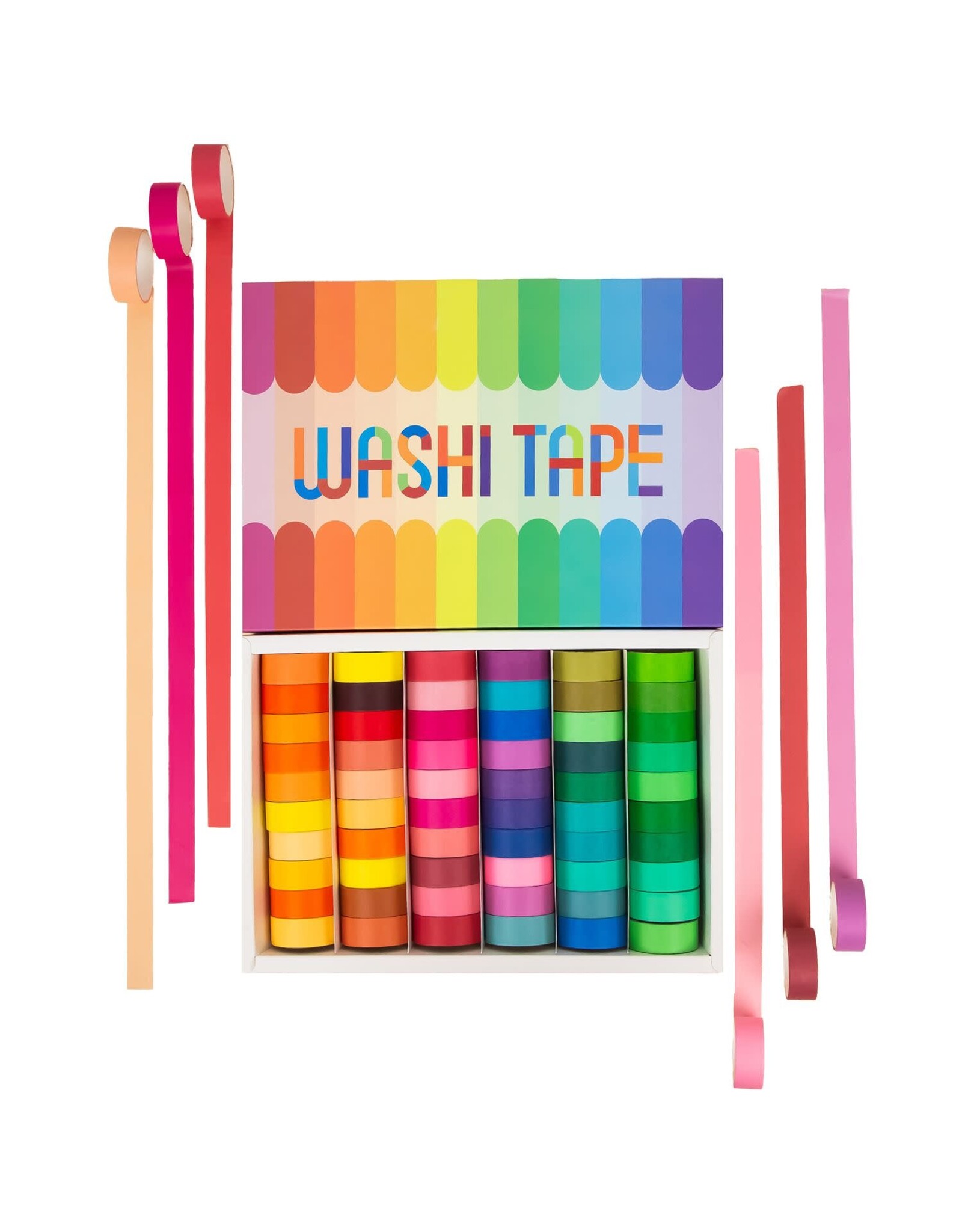 IEEBEE IEEBEE RAINBOW JOURNEY WASHI TAPE SET 60PK