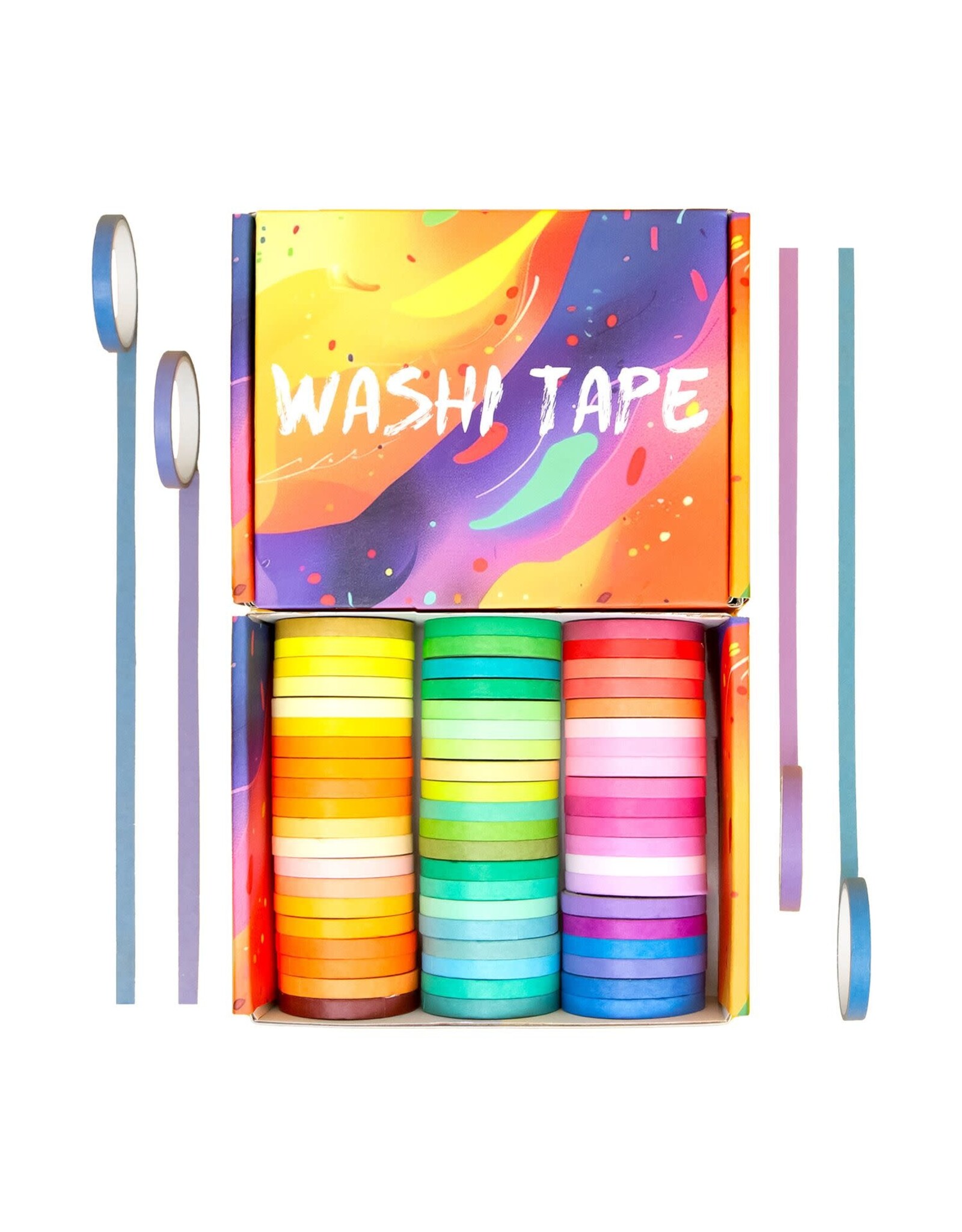 IEEBEE IEEBEE COLOR SYMPHONY WASHI TAPE SET 60PK