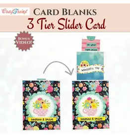 CRAFTREAT CRAFTREAT 3 TIER SLIDER CARD BLANKS