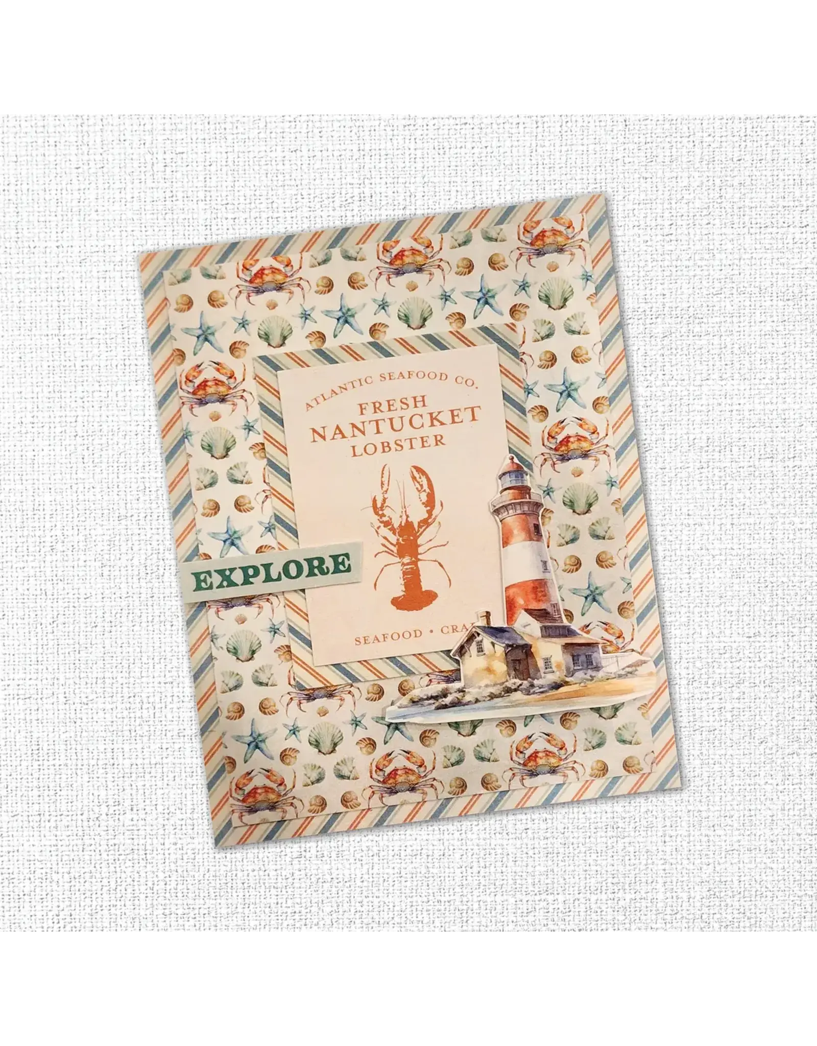 PAPER ROSE PAPER ROSE SEASIDE MEMORIES 12x12 PAPER COLLECTION