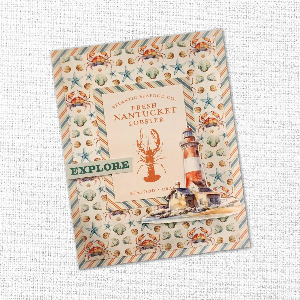 PAPER ROSE PAPER ROSE SEASIDE MEMORIES 12x12 PAPER COLLECTION