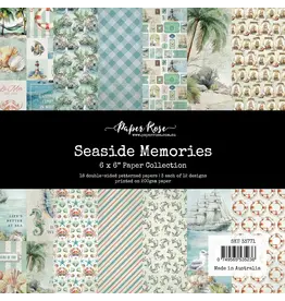 PAPER ROSE PAPER ROSE SEASIDE MEMORIES 6x6 PAPER COLLECTION
