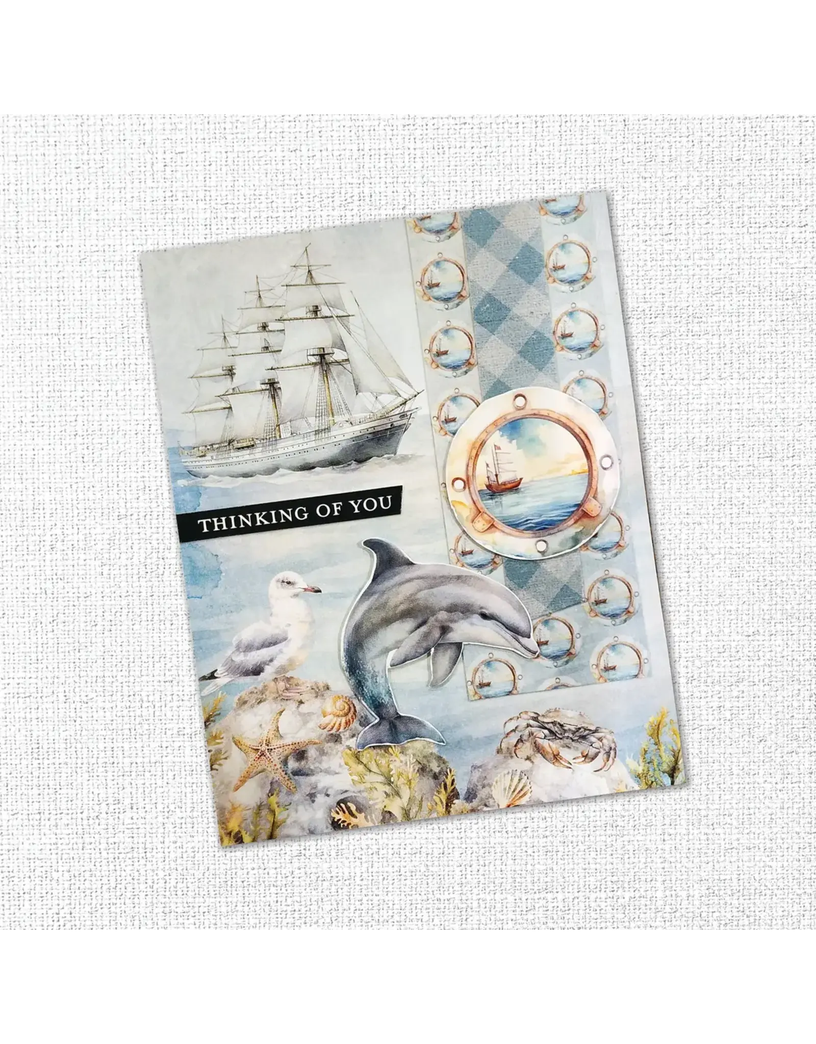 PAPER ROSE PAPER ROSE SEASIDE MEMORIES 6x6 BASICS PAPER COLLECTION