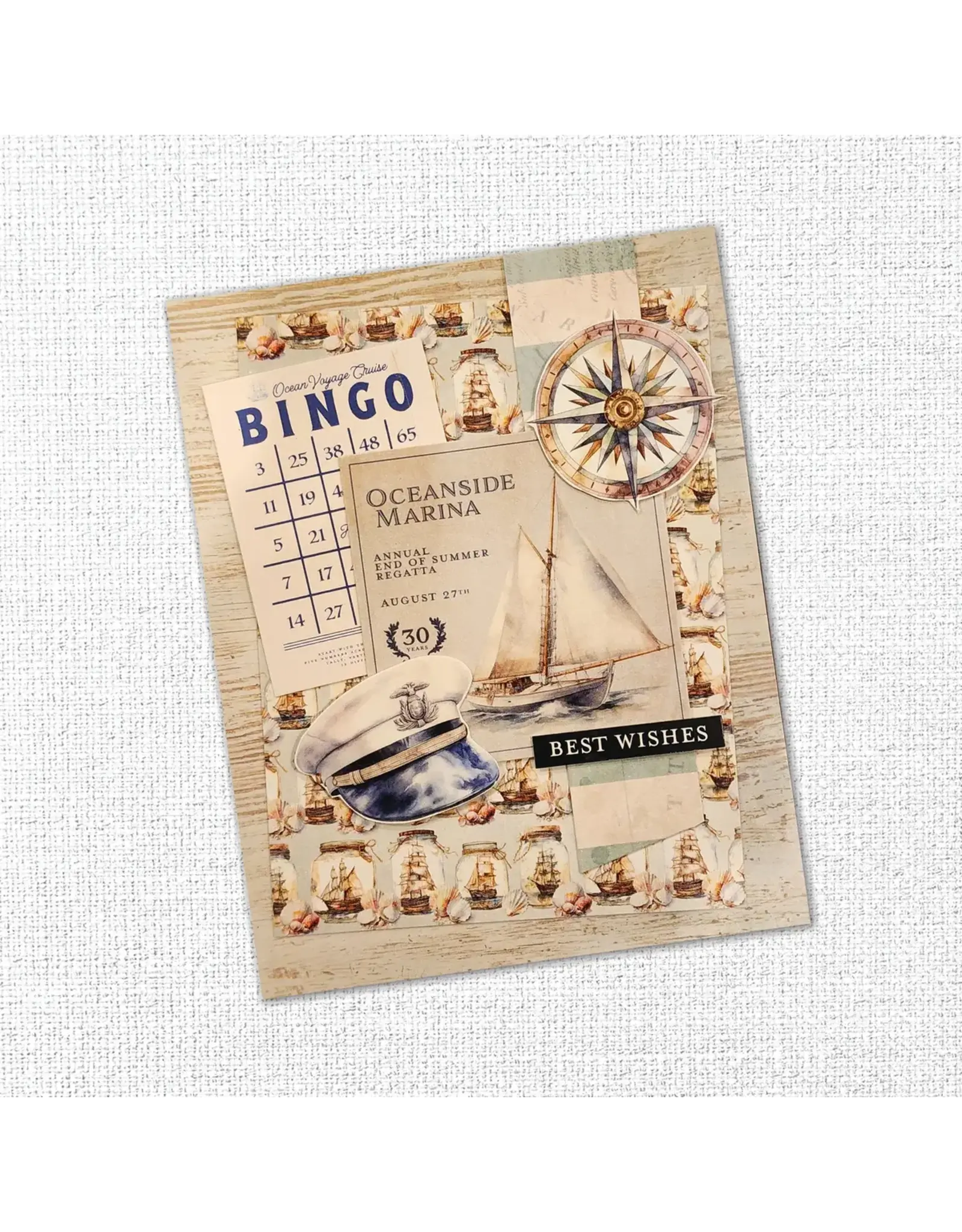 PAPER ROSE PAPER ROSE SEASIDE MEMORIES 6x6 BASICS PAPER COLLECTION