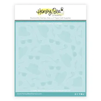 HONEY BEE STAMPS HONEY BEE STAMPS REFINED DETAILS 6x6 LAYERING STENCIL SET 6/PK
