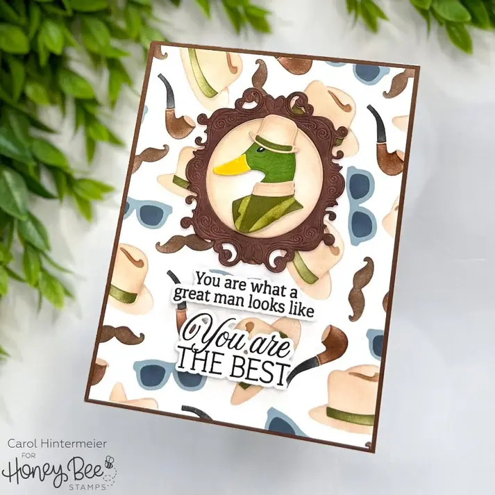 HONEY BEE STAMPS HONEY BEE STAMPS REFINED DETAILS 6x6 LAYERING STENCIL SET 6/PK