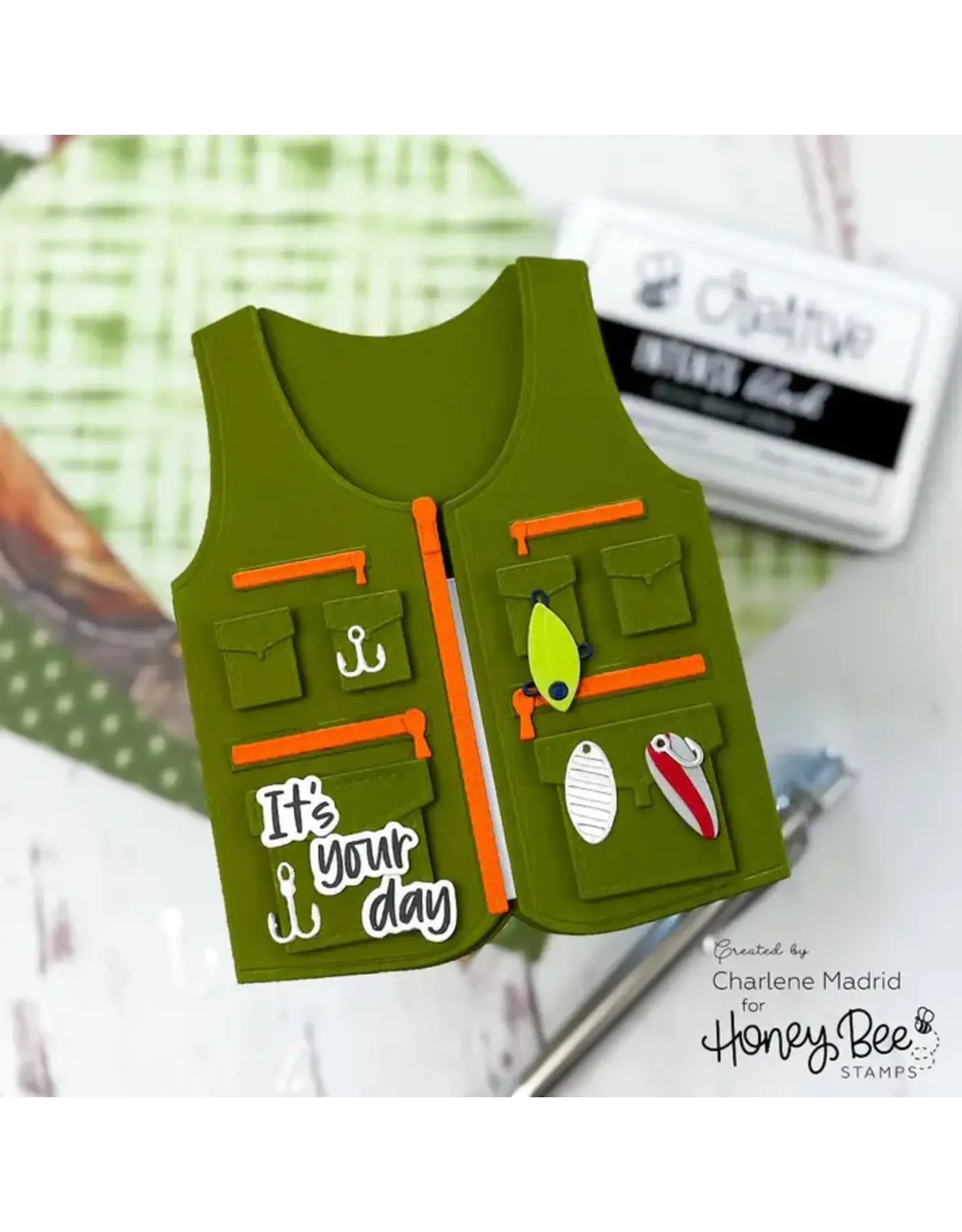 HONEY BEE HONEY BEE STAMPS DISPLAY BOX TACKLE ADD-ON DIE SET