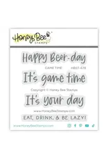 HONEY BEE HONEY BEE STAMPS GAME TIME CLEAR STAMP SET