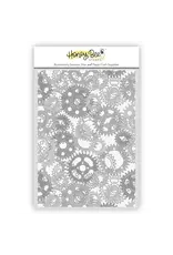 HONEY BEE HONEY BEE STAMPS GEARS 3D EMBOSSING FOLDER