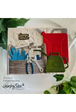 HONEY BEE HONEY BEE STAMPS GEARS 3D EMBOSSING FOLDER