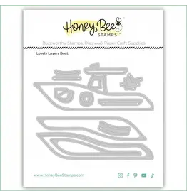 HONEY BEE HONEY BEE STAMPS LOVELY LAYERS: BOAT DIE SET