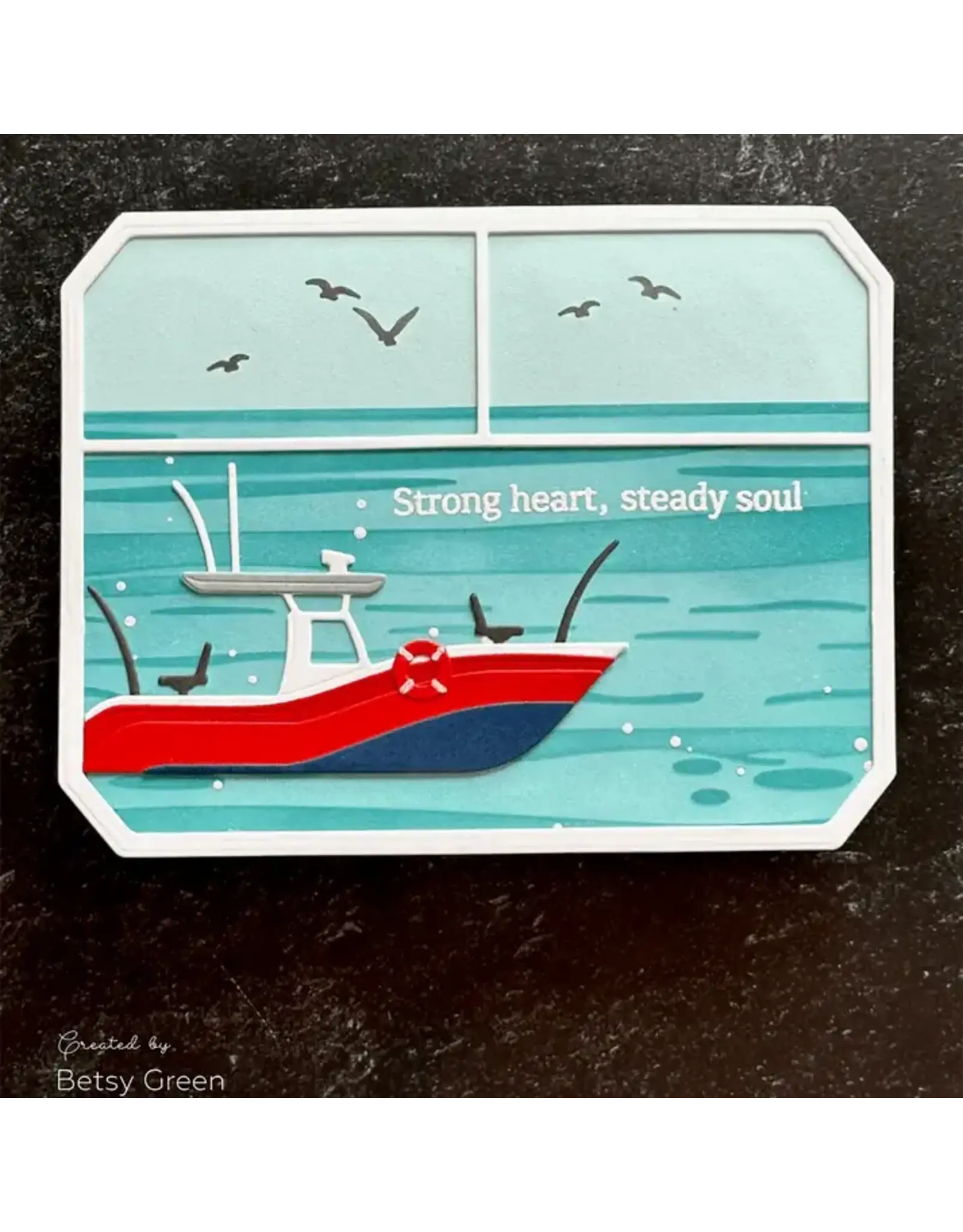 HONEY BEE HONEY BEE STAMPS LOVELY LAYERS: BOAT DIE SET