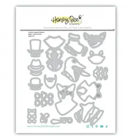 HONEY BEE HONEY BEE STAMPS LOVELY LAYERS: GALLERY WALL GENTLEMEN ADD-ON DIE SET