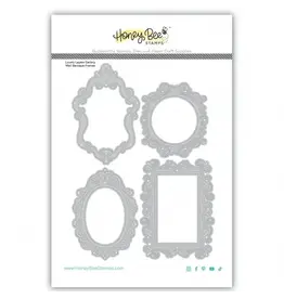 HONEY BEE HONEY BEE STAMPS LOVELY LAYERS: GALLERY WALL BAROQUE FRAMES DIE SET