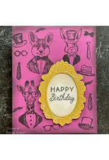 HONEY BEE HONEY BEE STAMPS LOVELY LAYERS: GALLERY WALL BAROQUE FRAMES DIE SET