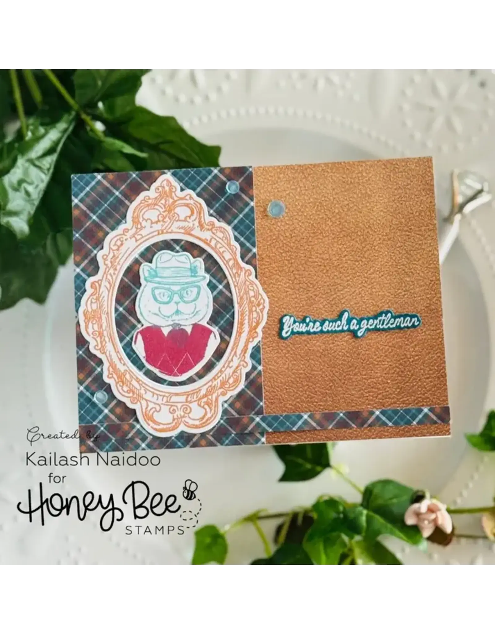 HONEY BEE HONEY BEE STAMPS LOVELY LAYERS: GALLERY WALL BAROQUE FRAMES DIE SET