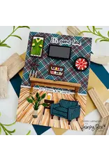 HONEY BEE HONEY BEE STAMPS LOVELY LAYERS: MANCAVE DIE SET