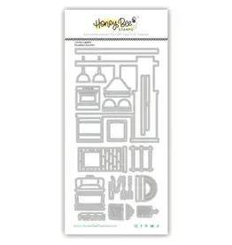 HONEY BEE HONEY BEE STAMPS LOVELY LAYERS: OUTDOOR KITCHEN DIE SET