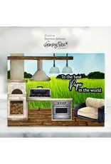 HONEY BEE HONEY BEE STAMPS LOVELY LAYERS: OUTDOOR KITCHEN DIE SET