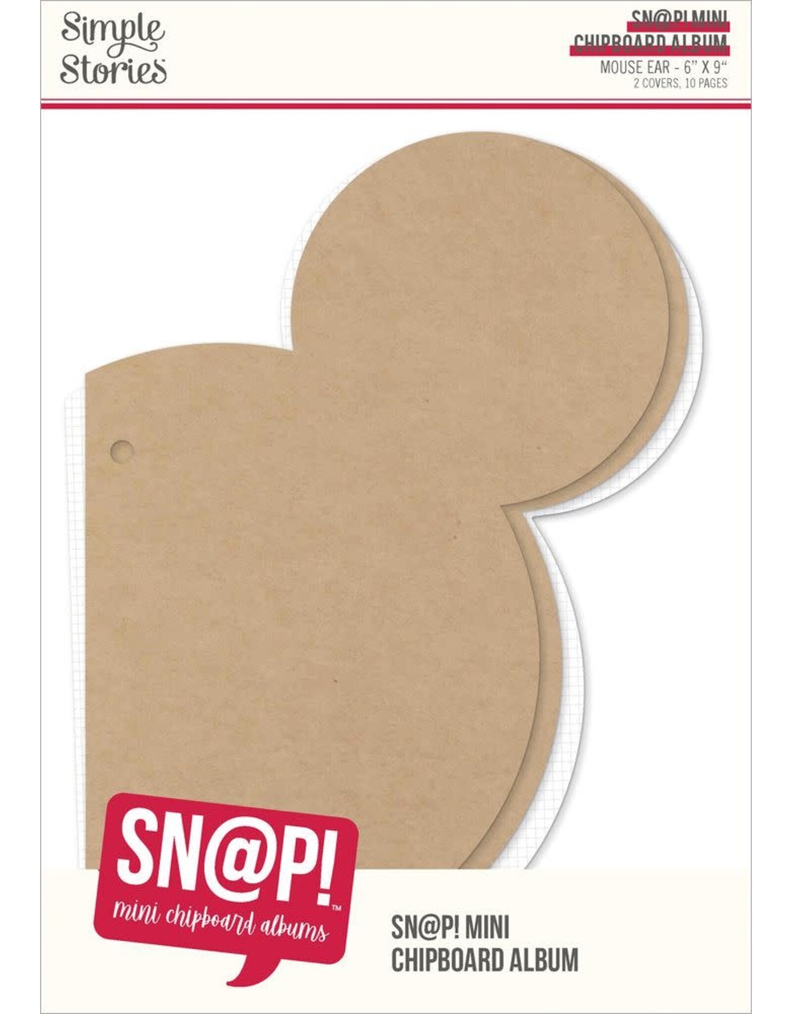 SIMPLE STORIES SIMPLE STORIES SN@P! MOUSE EAR MINI CHIPBOARD ALBUM