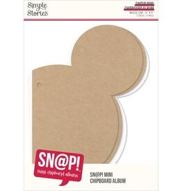 SIMPLE STORIES SIMPLE STORIES SN@P! MOUSE EAR MINI CHIPBOARD ALBUM